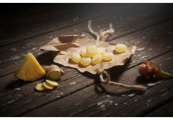 Bonbons artisanaux à l'Ananas et au Gingembre