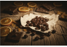 Cubes d'oranges confites au chocolat