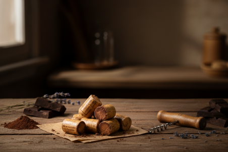 Bouchons en chocolat