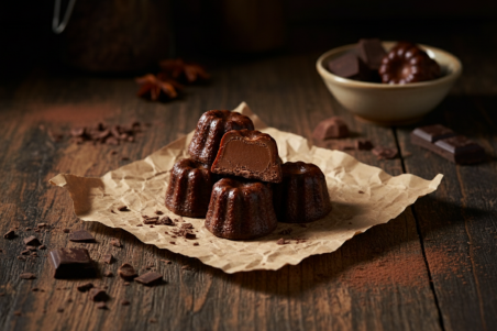 Gianduja cannelés