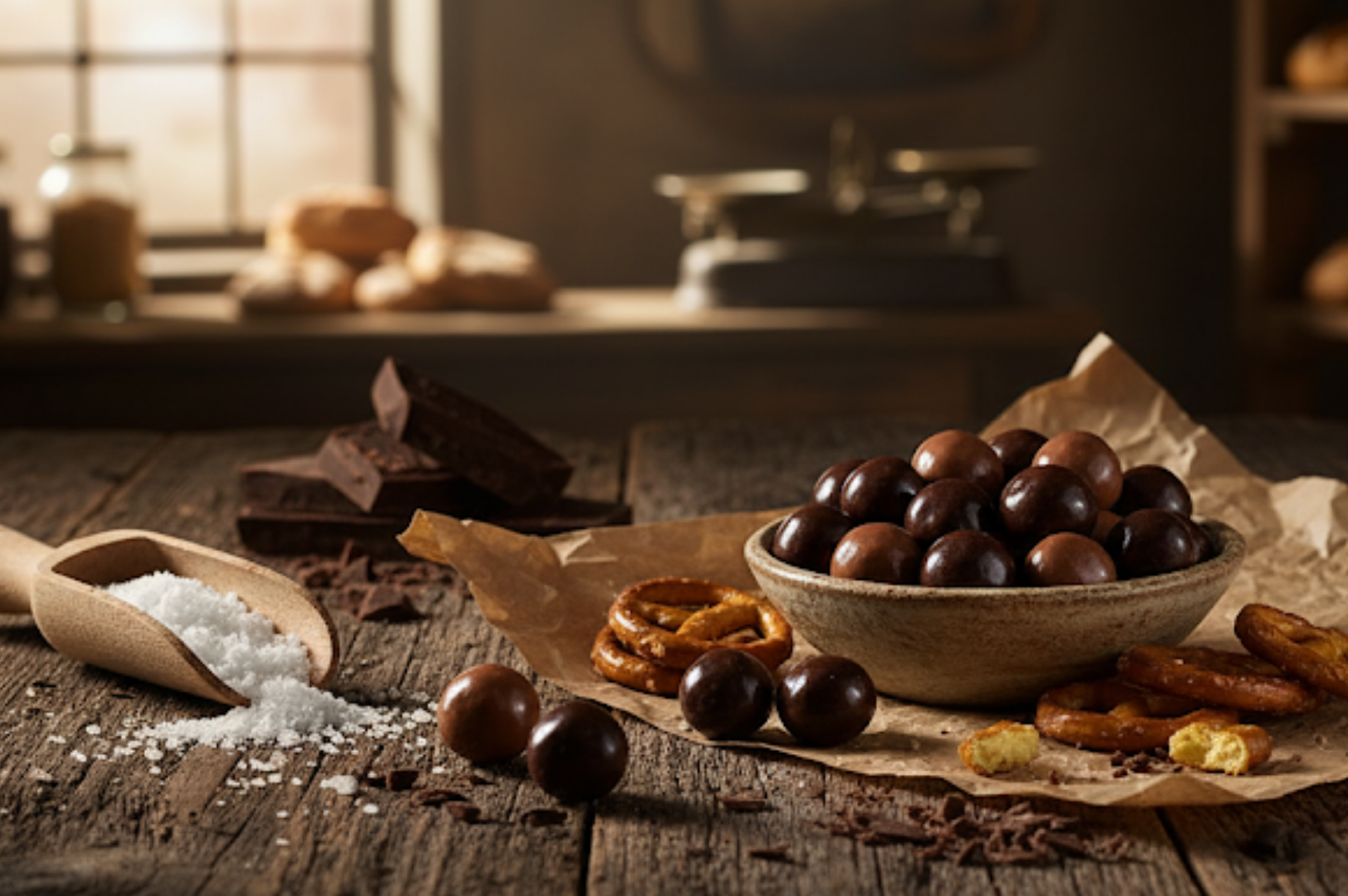 chocolate pretzel balls