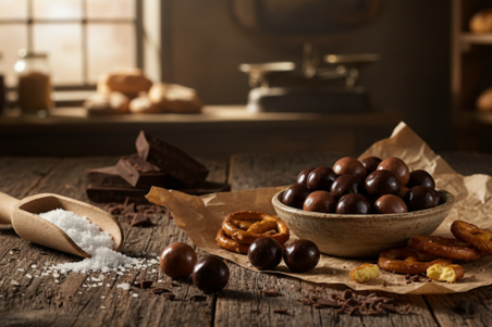 Boules bretzel chocolat