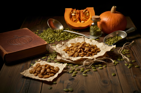 Graines de courge caramélisées