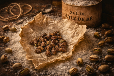Caramelised Andalusian Pistachios — Île de Ré Sea Salt